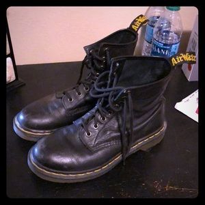 Matte Black Doc Martens
